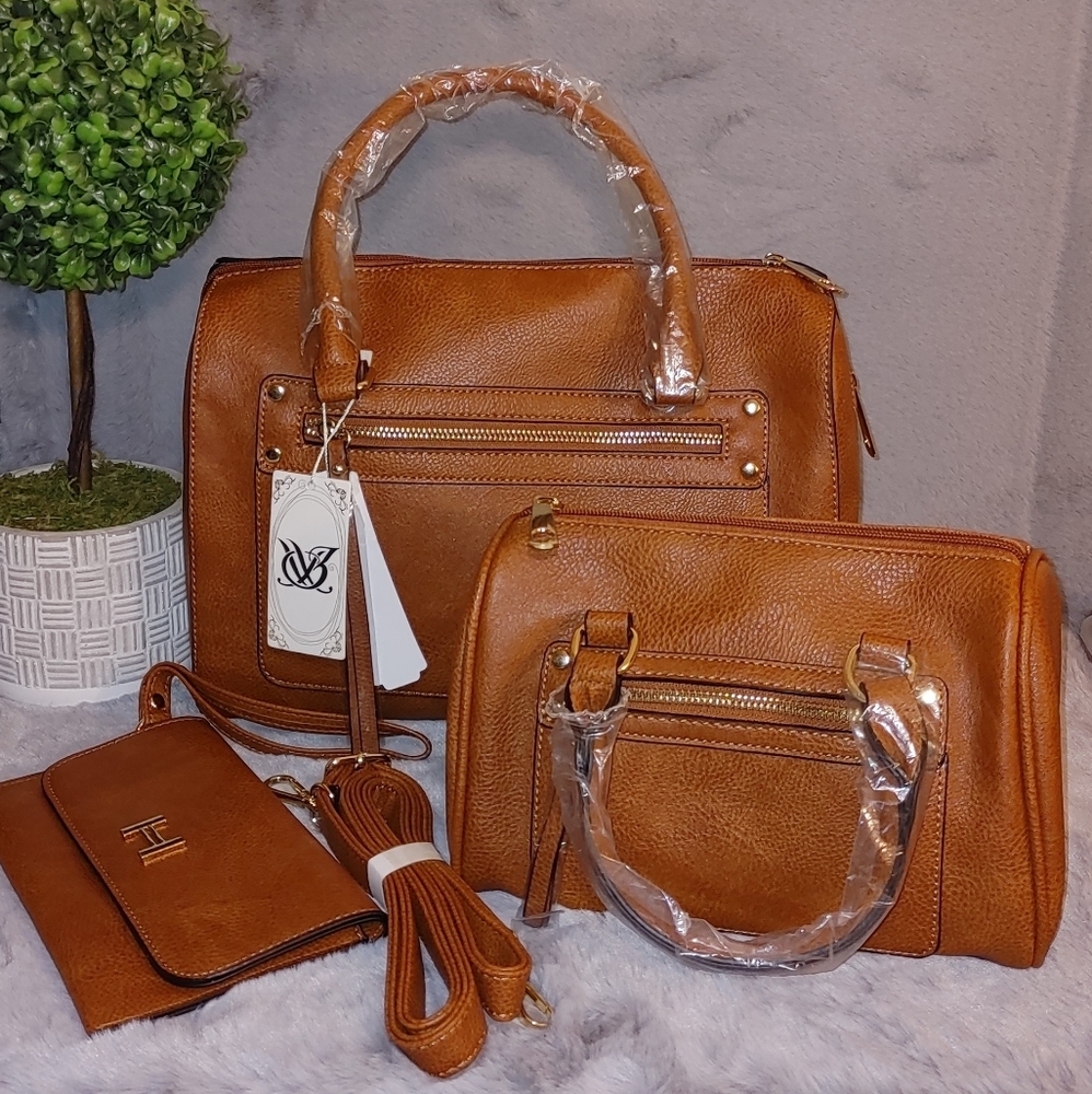 Brown 3 Piece Shoulder Set